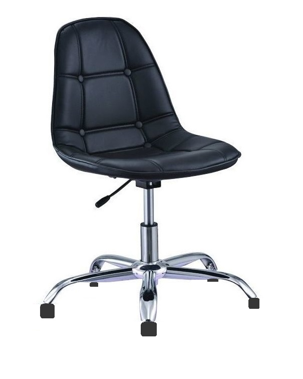 SC 413 кресло офисное (ДО 60 кг) с неподвижными опорами (ЦМ) (черный)