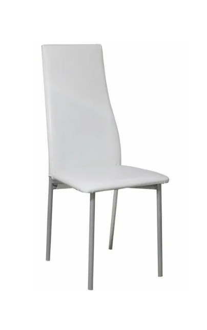 Волна стул (ФП) (к/з мрамор белый, РЕД-25 металлик)