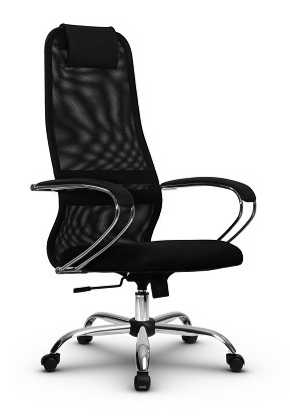 SU-B-8/подл.131/осн.003 кресло офисное Ch (МТ) (черный)