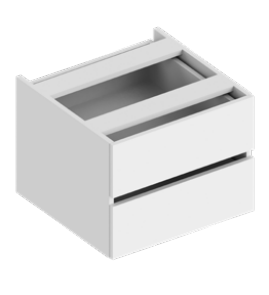 Блок ящиков для шкафов-купе (600) (Велес) (белый лофт)