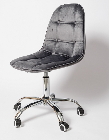 SC 413 кресло офисное (ДО 60 кг) (ЦМ) (графит вельвет)