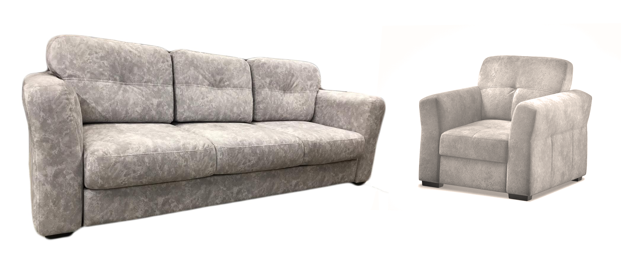 Манхеттен набор диван прямой с креслом (RR)