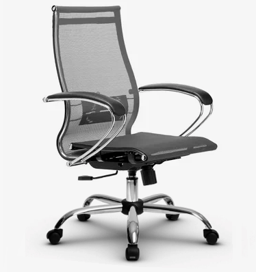МЕТТА комплект 9 Ch кресло офисное (МТ) (серый/серый)