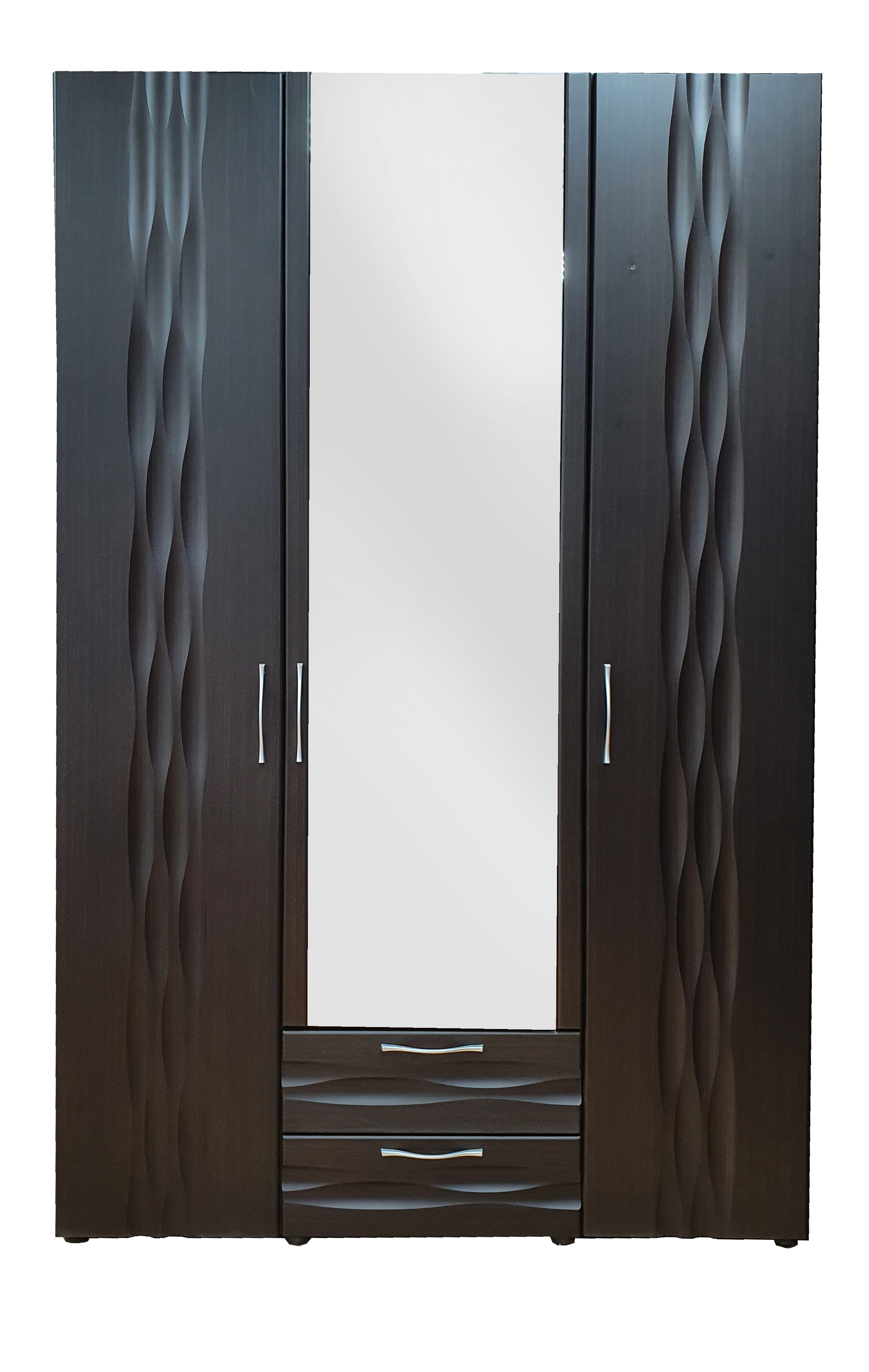 Бриз-МК шкаф (560) 3дв 2ящ комб 2240х1400 с зеркалом