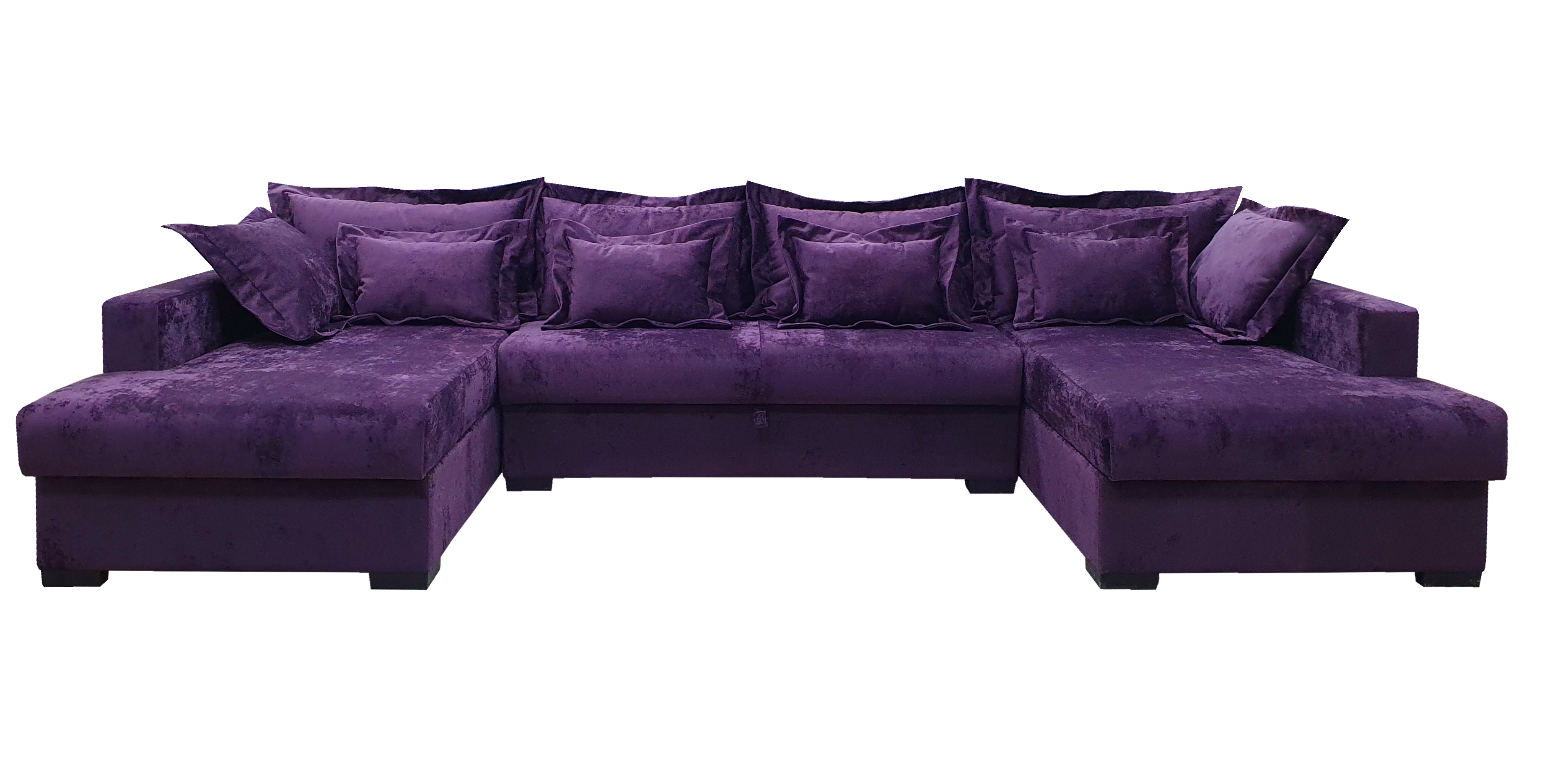 Палермо диван угловой 2 оттоманки (10 подушек) НПБ 6кат. (В)