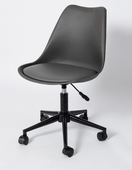 Кресло офисное 1004 (ДО 70 кг) (ЦМ) (темно-серый)