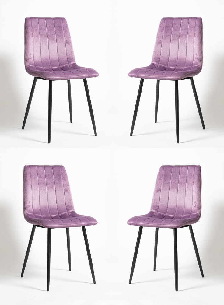 OKC-1225A комплект стульев (4 шт.) (ЦМ) (лаванда)