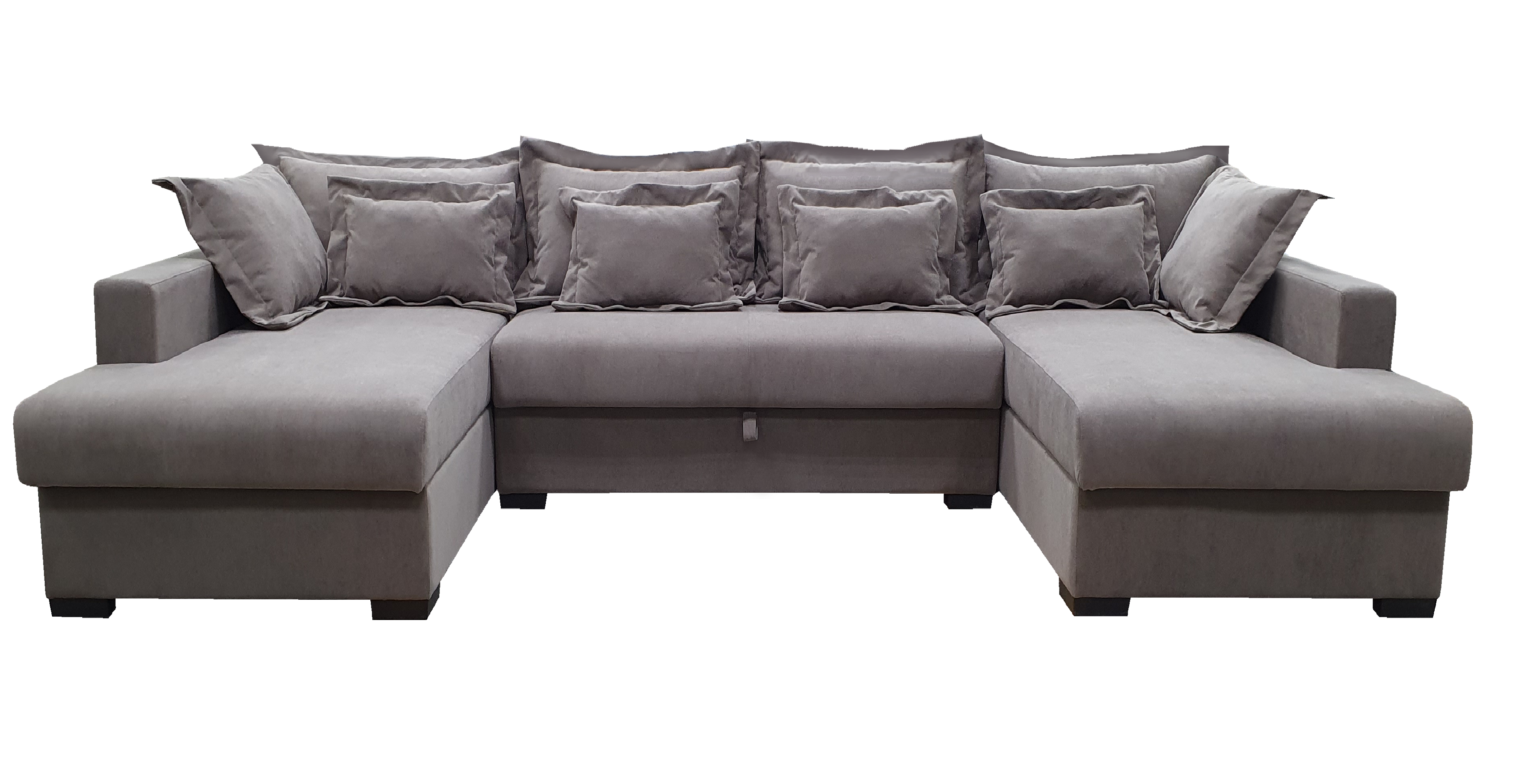 Палермо диван угловой 2 оттоманки (10 подушек) НПБ 5кат. (В)